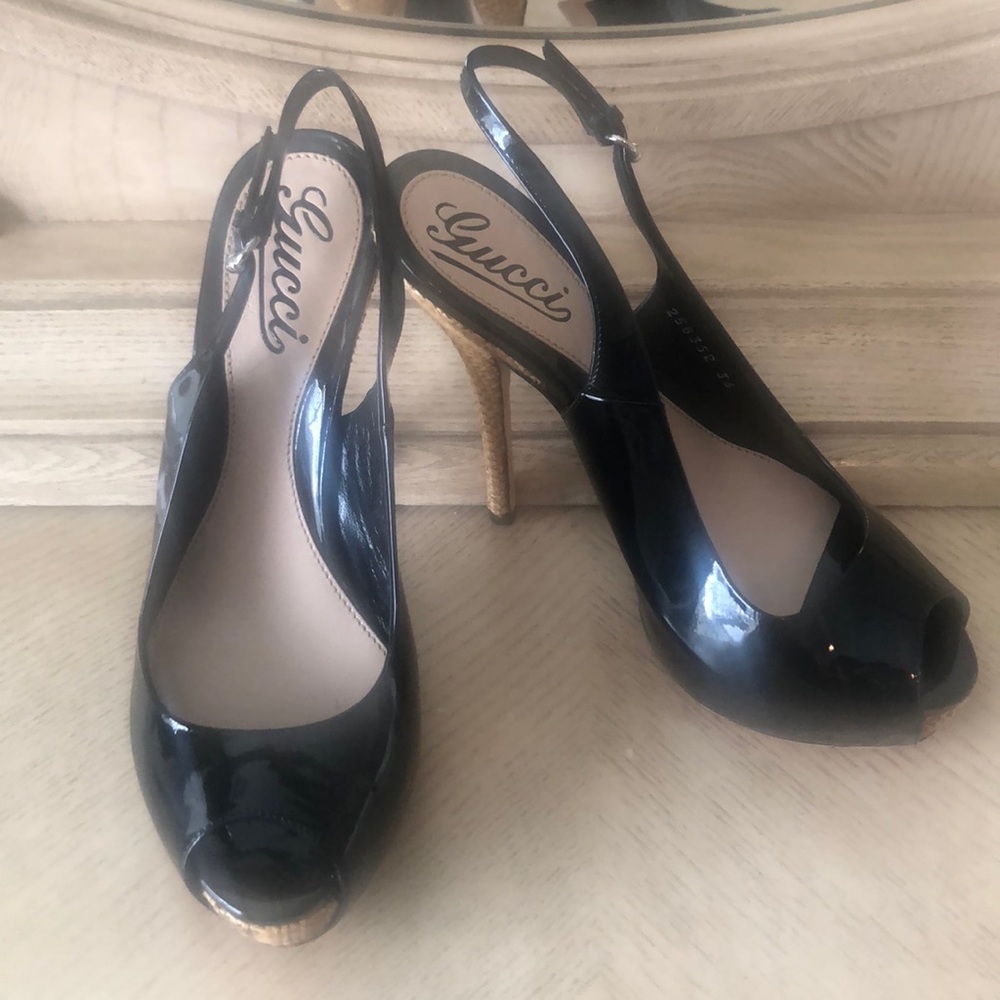 Women’s Gucci open toe heels